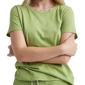 Mate The Label Organic Classic Tee - Pistachio - Large - EUC